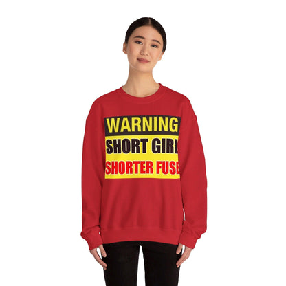 Short Girl Shorter Fuse - Unisex Heavy Blend™ Crewneck Sweatshirt