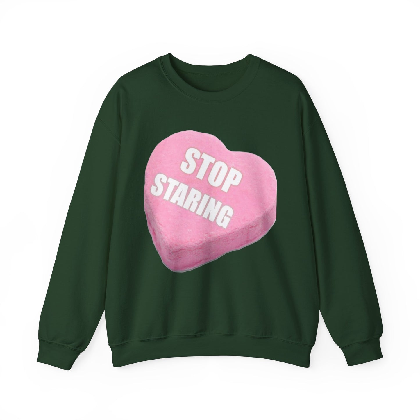 Candy Heart "Stop Staring" - Crewneck Sweatshirt - Better Mode