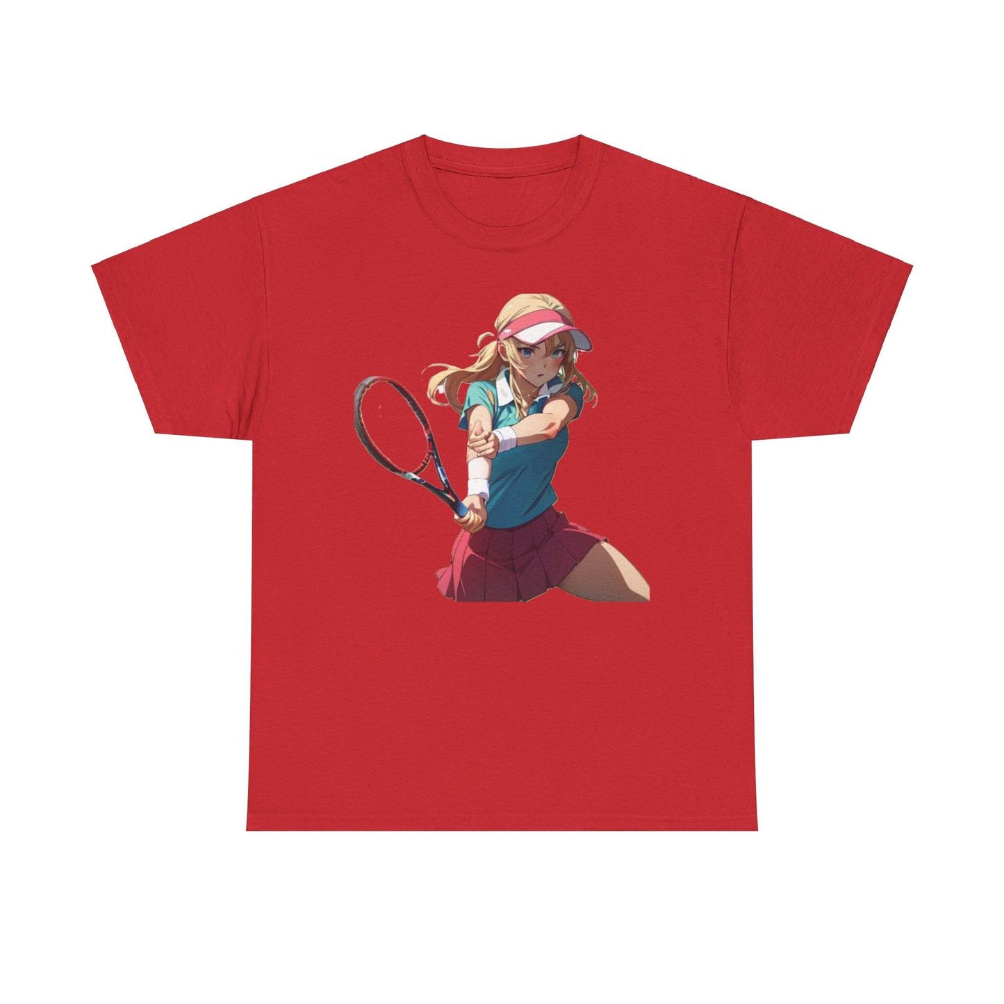 Anime Tennis 3 - Unisex Heavy Cotton T-Shirt