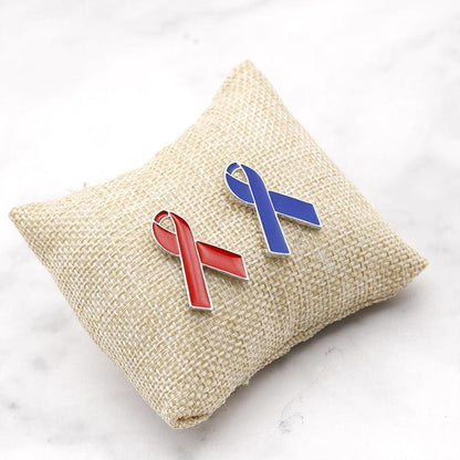 Red And Blue Ribbon  Brooch - Better Mode