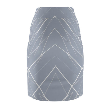 Slate Pattern Women's Pencil Skirt