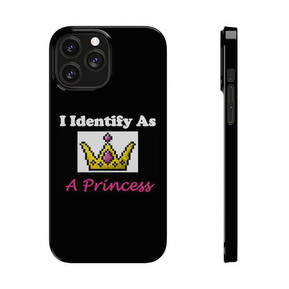 ID Princess (Black) - Slim Phone Cases - Better Mode