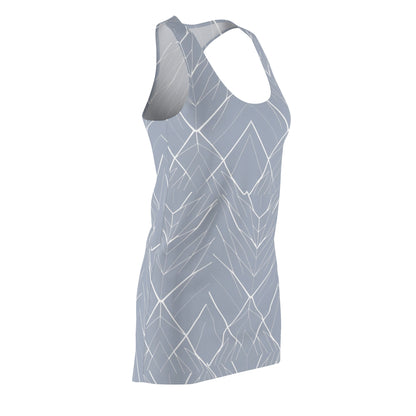 Women's Slate Pattern Cut & Sew Racerback Dress (AOP)