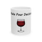 Pour Decisions (White) - Ceramic Mug, (11oz, 15oz) - Better Mode