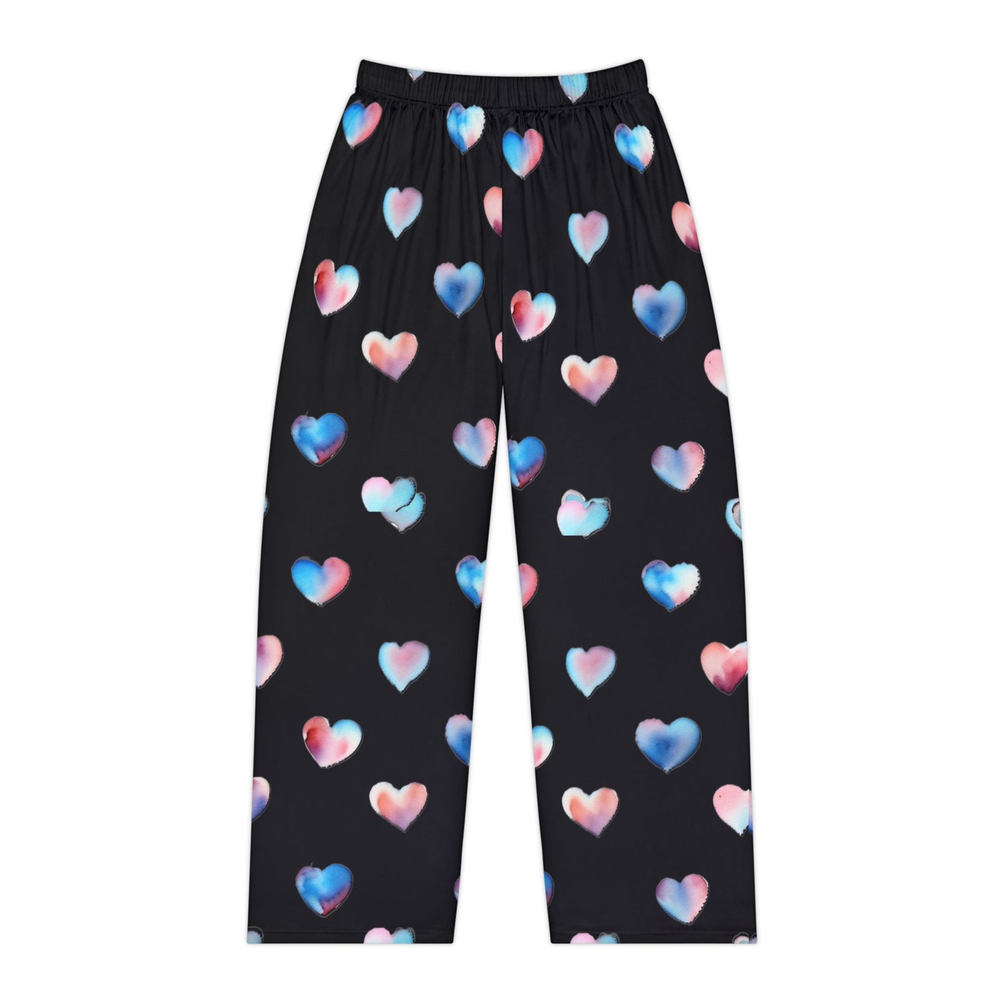 Heart Pattern Women's Pajama Pants