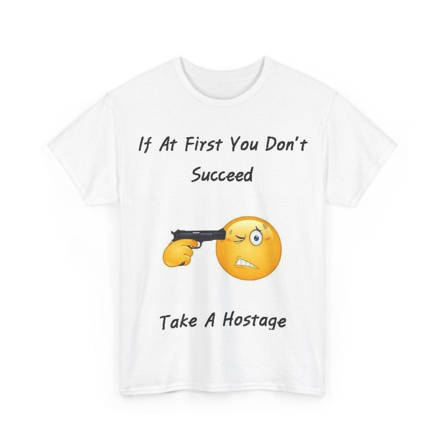 Hostage (White) - Unisex Heavy Cotton Tee - Better Mode