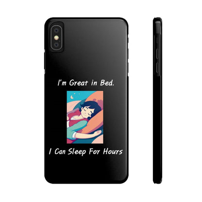 Great In Bed (Black) - Slim Phone Cases - Better Mode