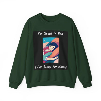 Great In Bed - Unisex Heavy Blend™ Crewneck Sweatshirt