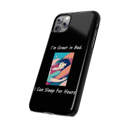 Great In Bed (Black) - Slim Phone Cases - Better Mode