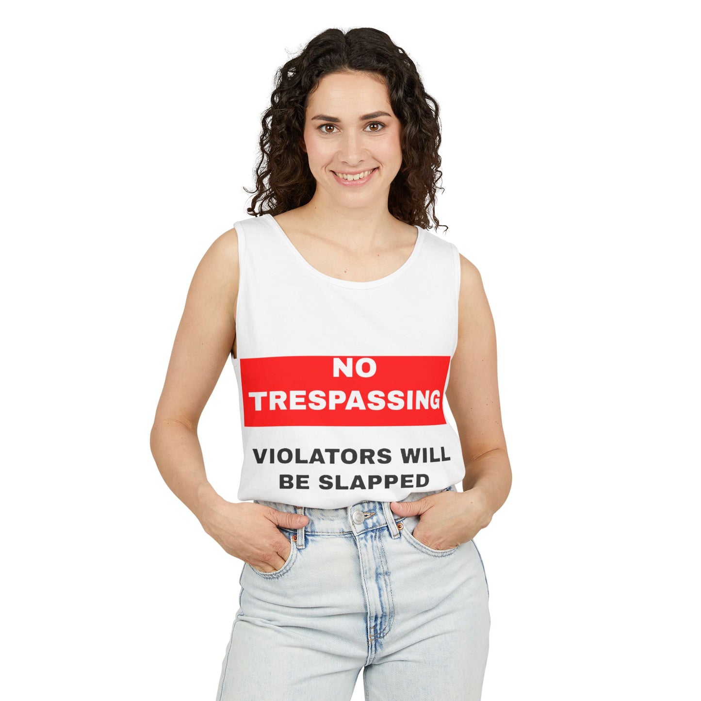 No Trespassing Tank Top