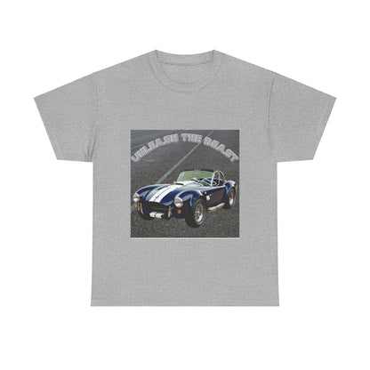 Unleash The Beast Classic Cars 4 - Unisex Heavy Cotton T-Shirt