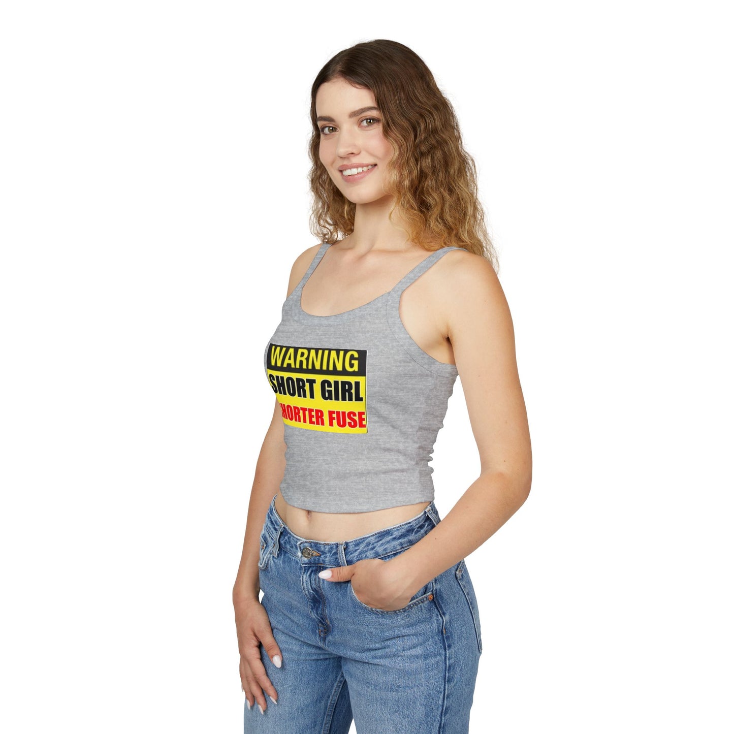 Short Girl Short Fuse - Women's Spaghetti Strap Tank Top