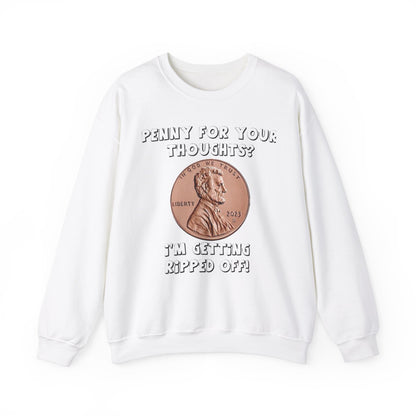 Penny...Thoughts - Crewneck Sweatshirt