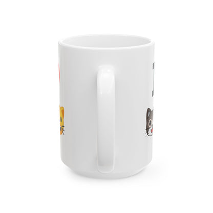 I Heart Cats - Ceramic Mug, (11oz, 15oz) - Better Mode