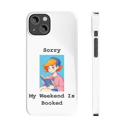 Booked 1 (White) - Slim Phone Cases - Better Mode