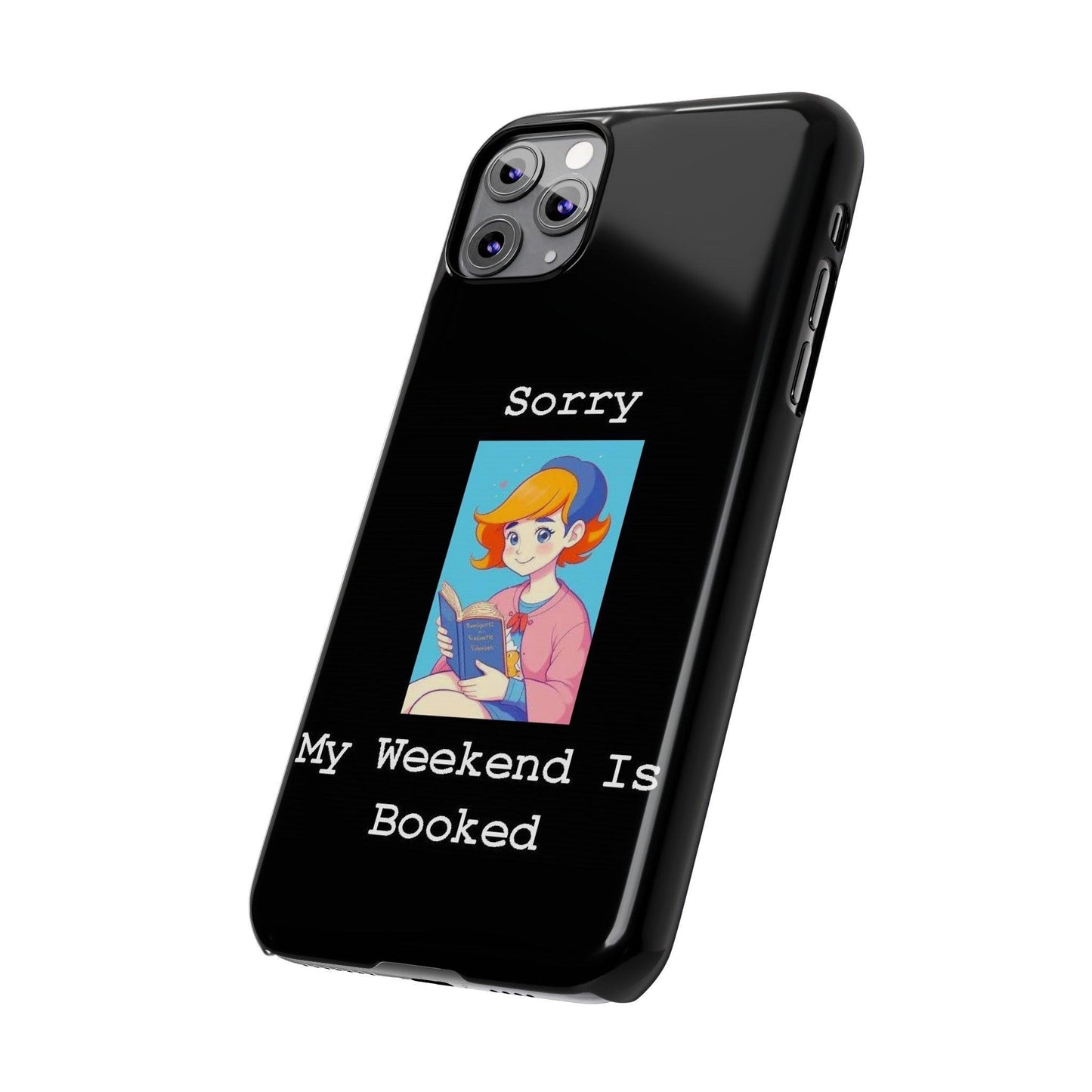 Booked 1 (Black) - Slim Phone Cases - Better Mode