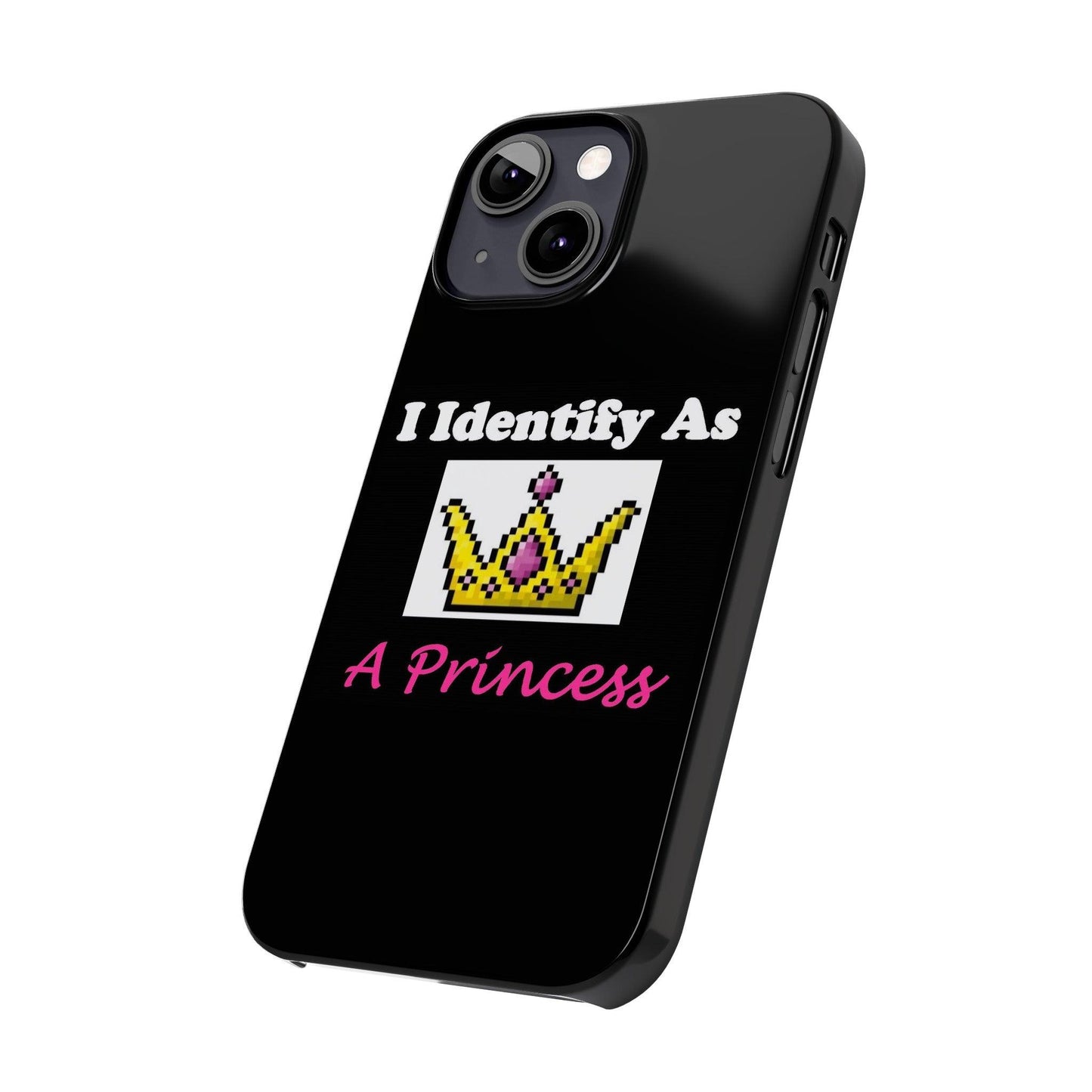 ID Princess (Black) - Slim Phone Cases - Better Mode