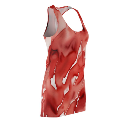 Red Marble Racerback Dress