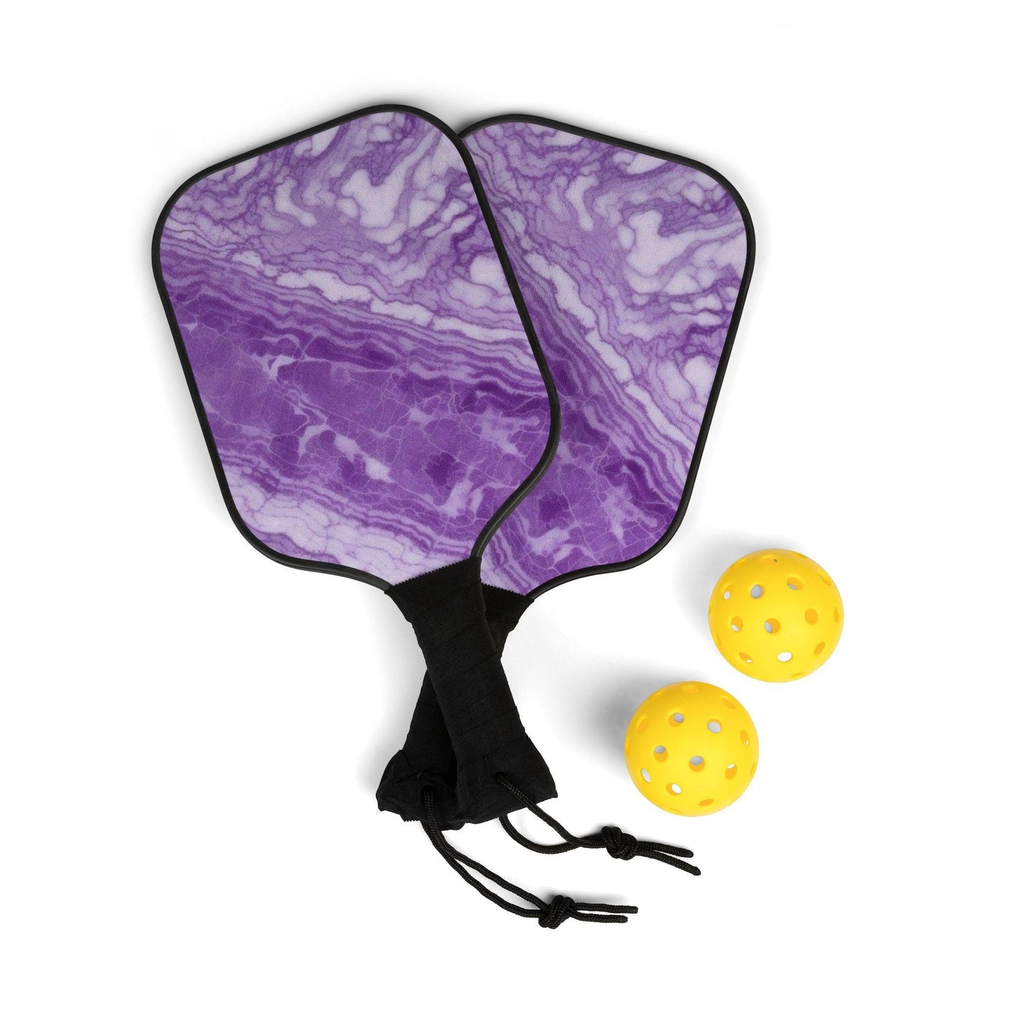 Purple Marble Pattern - Pickleball Kit