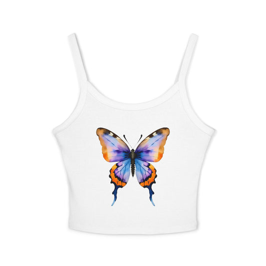 Butterfly - Women's Spaghetti Strap Tank Top