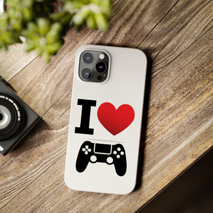 I Heart Gaming - Slim Phone Cases