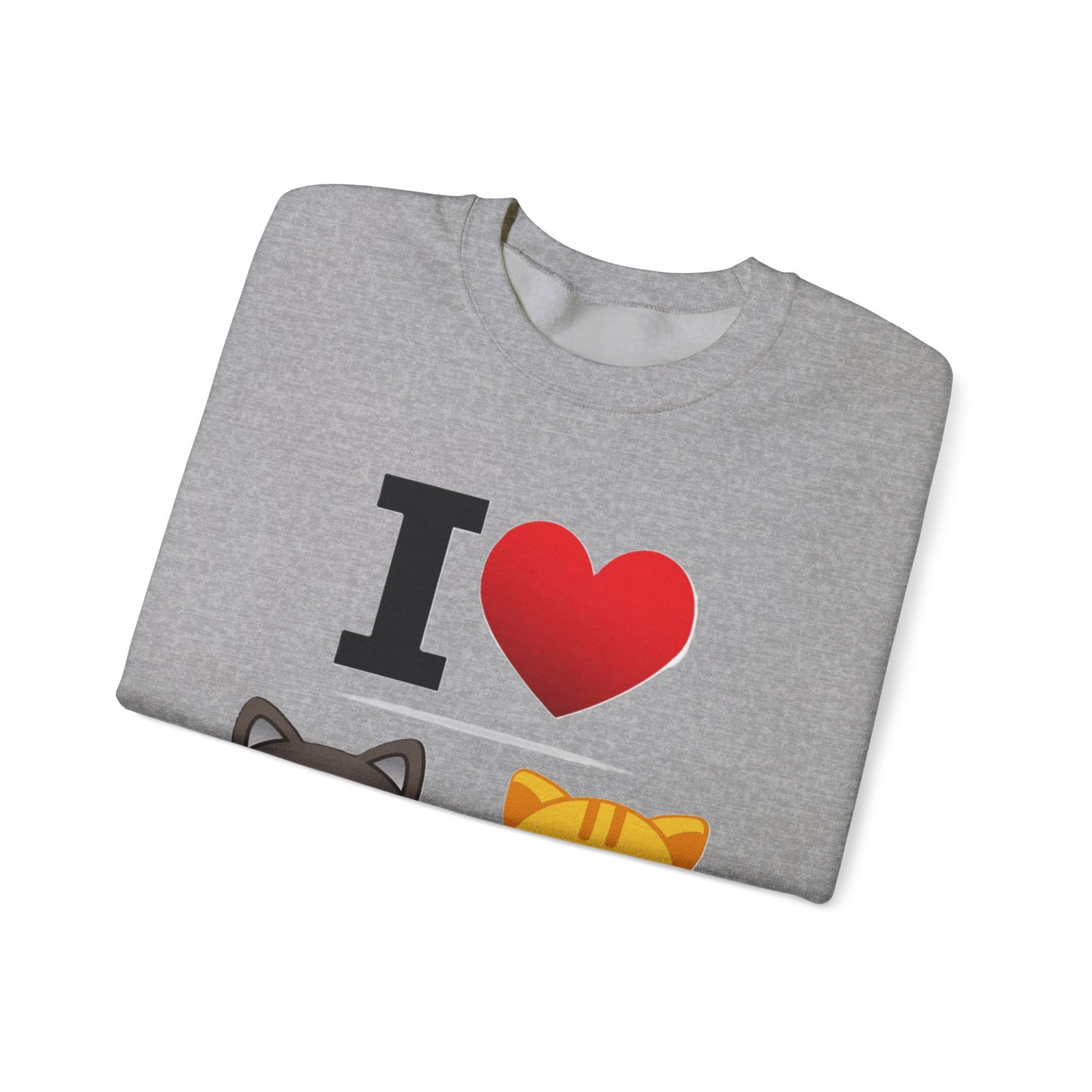 I Heart Cats - Crewneck Sweatshirt - Better Mode