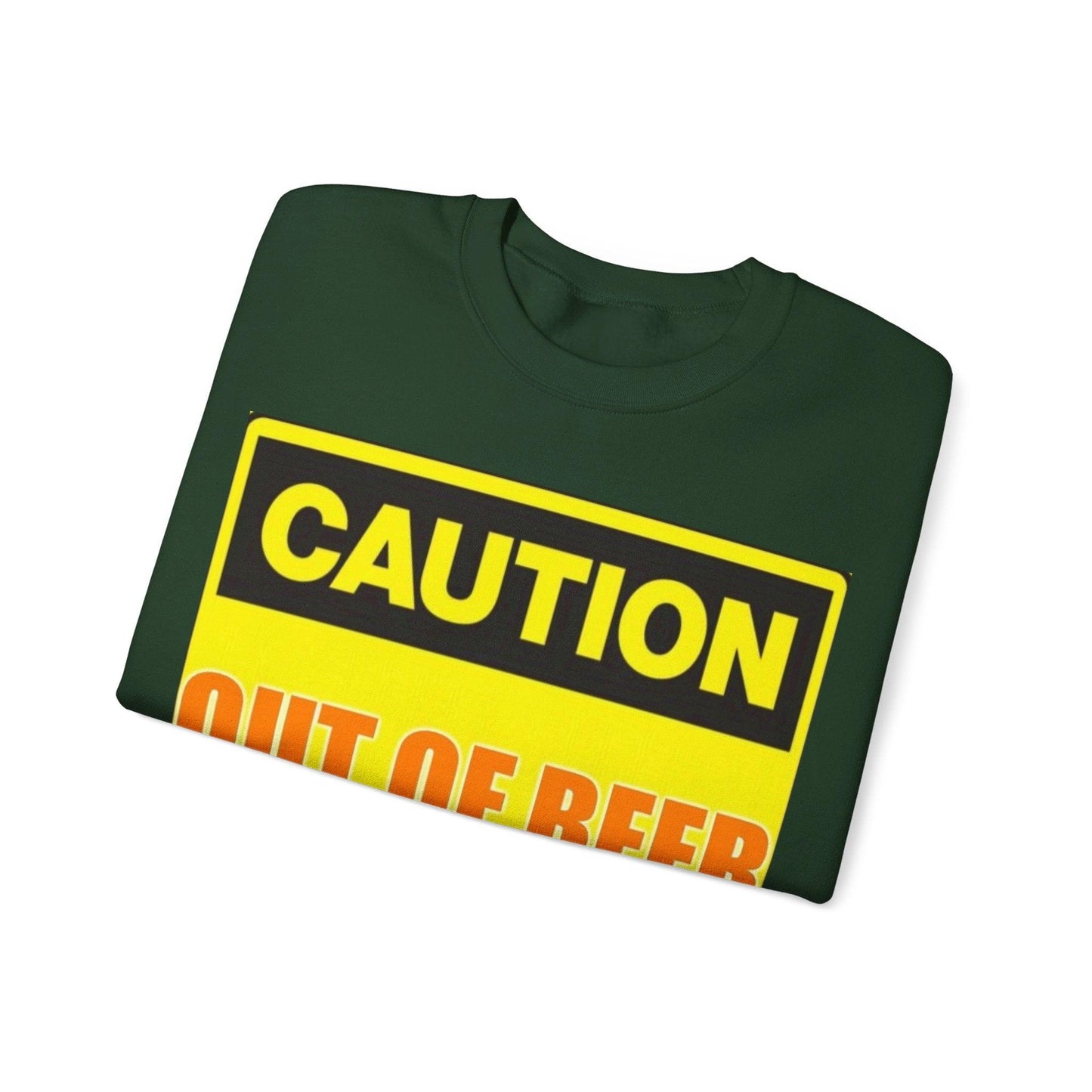 Caution Beer - Unisex Heavy Blend™ Crewneck Sweatshirt