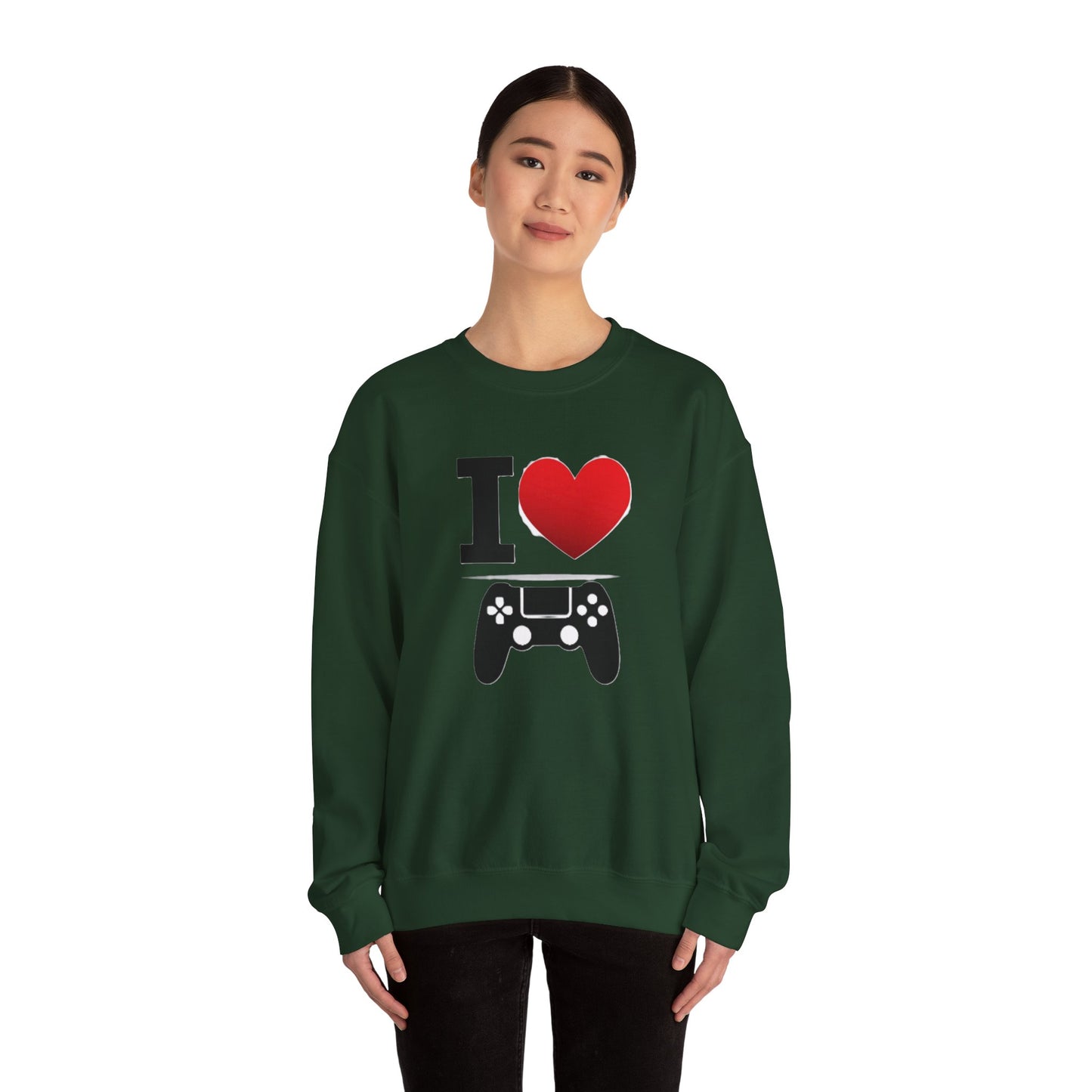 I Heart Gaming - Crewneck Sweatshirt - Better Mode