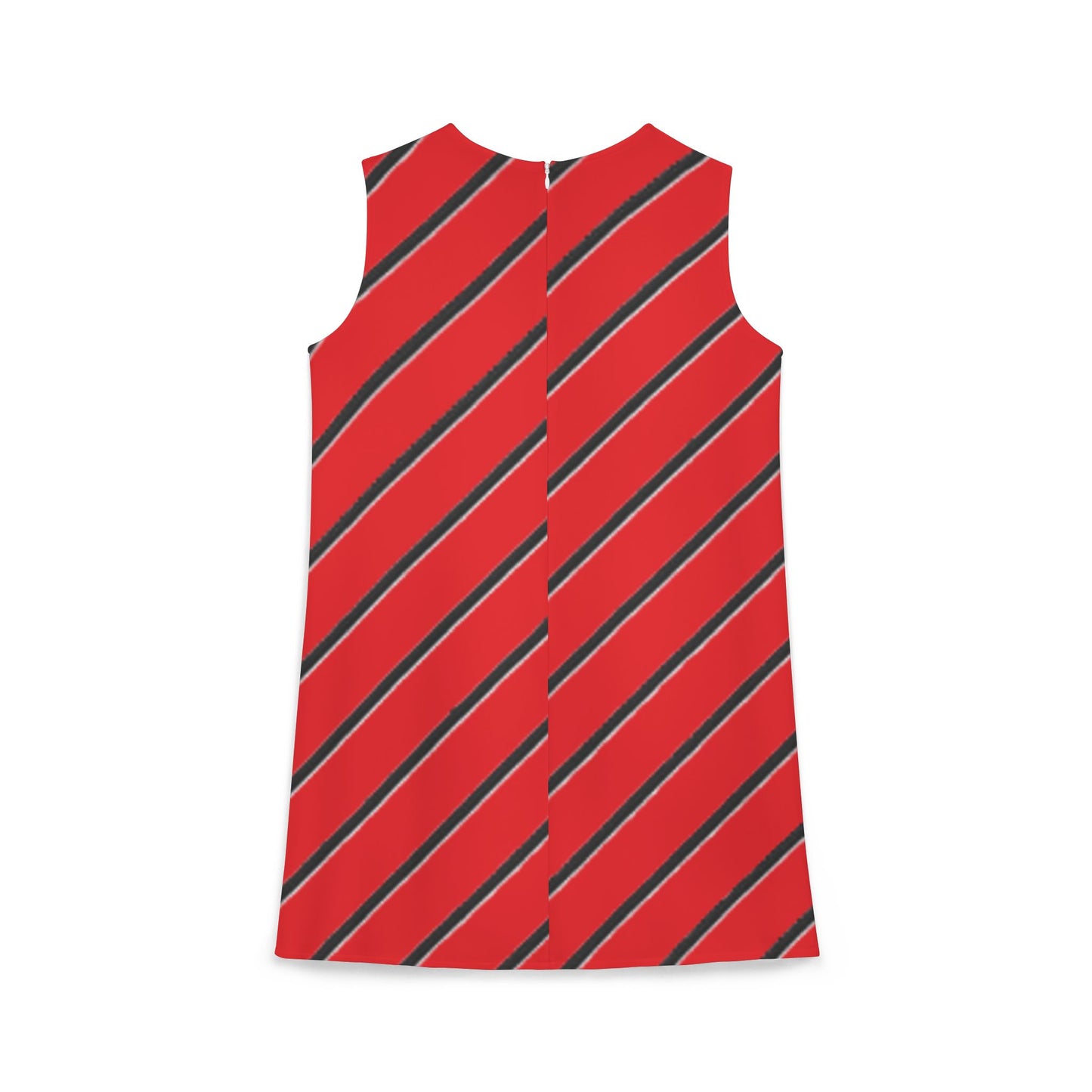 A-line Sleeveless Dress (Red)