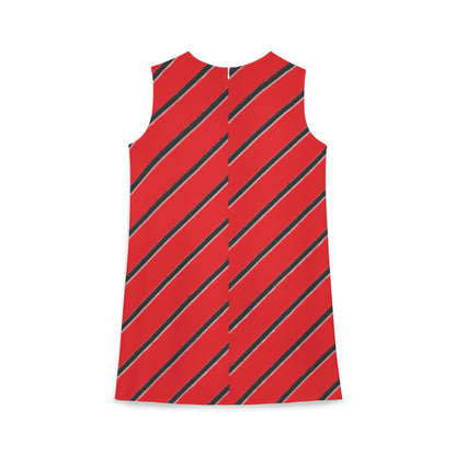 A-line Sleeveless Dress (Red)