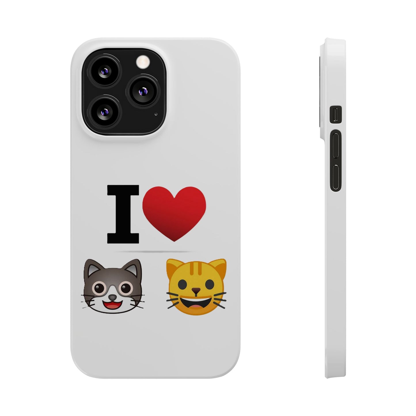 I Heart Cats - Slim Phone Cases