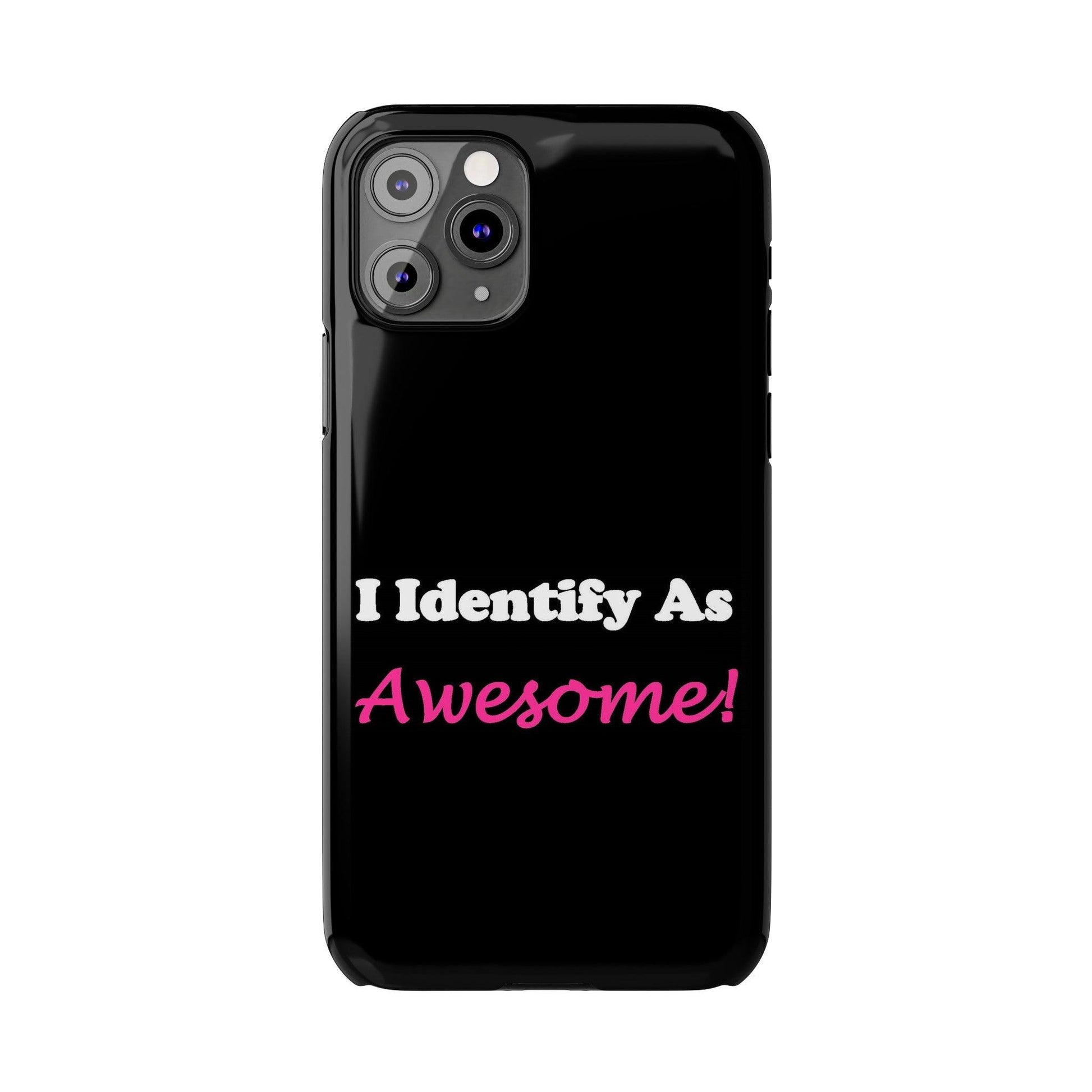 Awesome (Black) - Slim Phone Cases - Better Mode