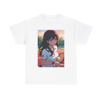 Anime Tennis 5 - Unisex Heavy Cotton T-Shirt