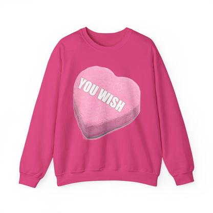 Candy Heart "You Wish" - Crewneck Sweatshirt - Better Mode