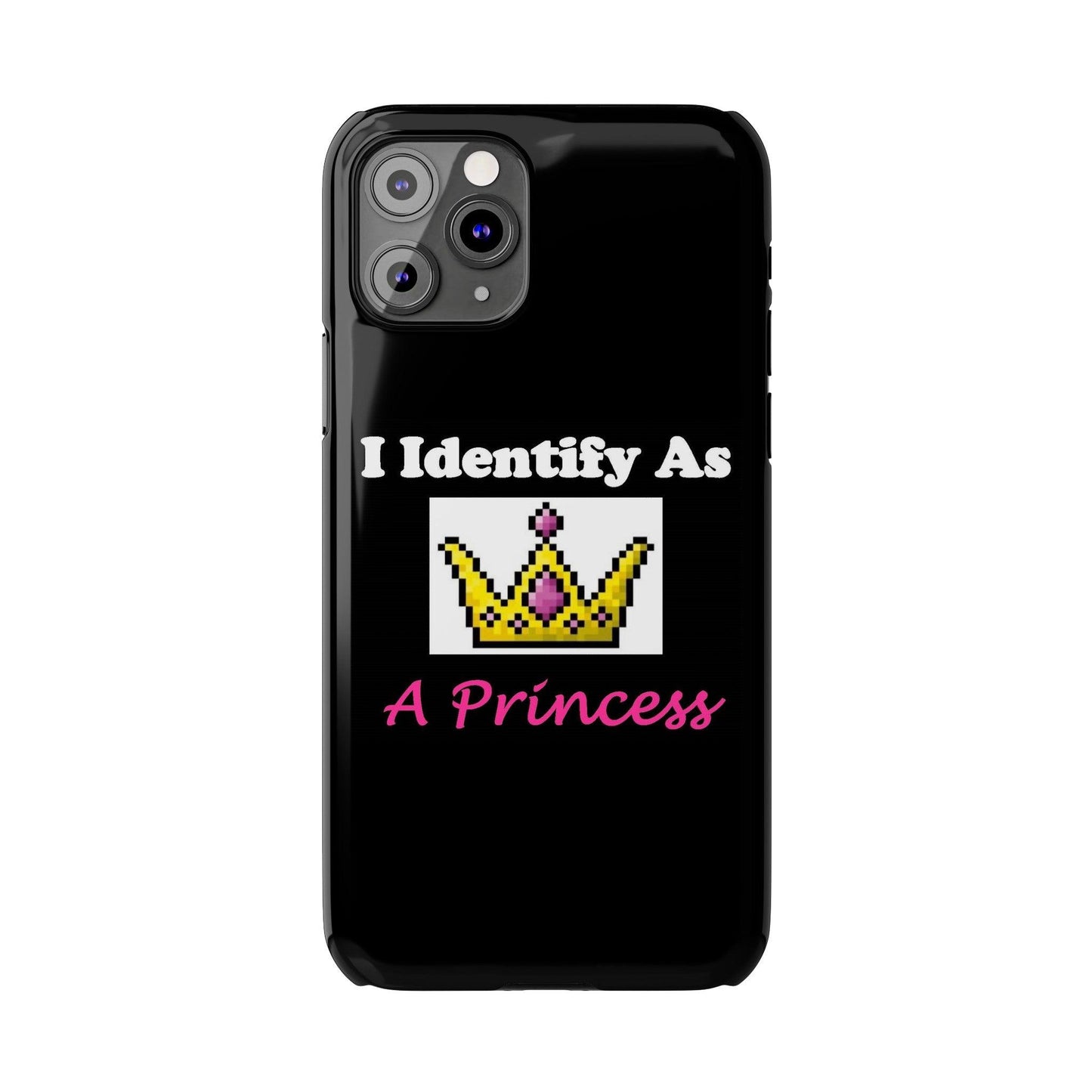 ID Princess (Black) - Slim Phone Cases - Better Mode