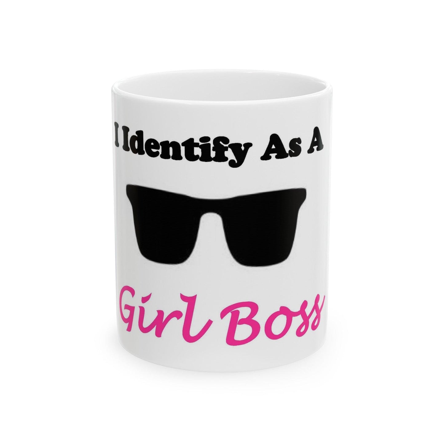 Girl Boss (White) - Ceramic Mug, (11oz, 15oz) - Better Mode