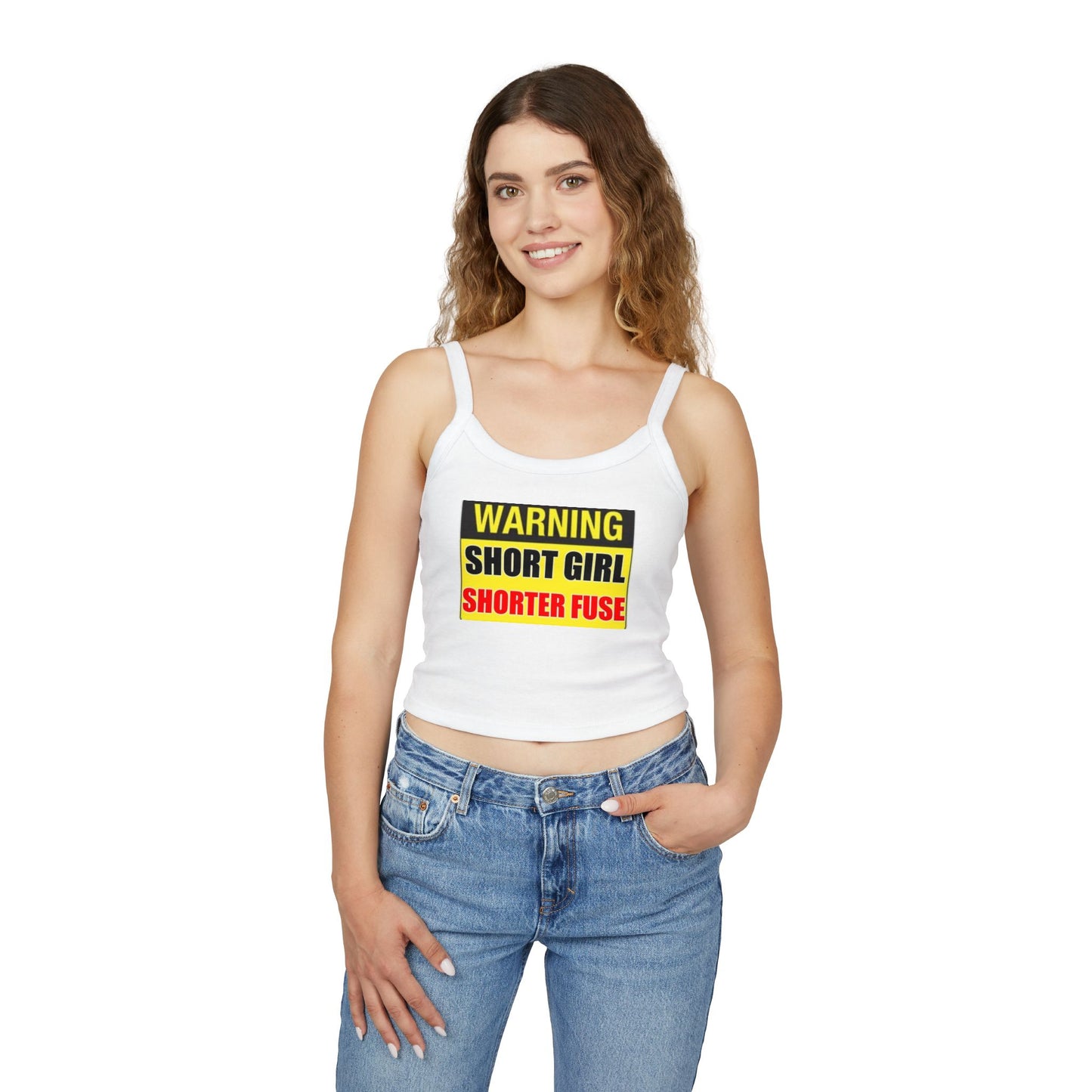 Short Girl Short Fuse - Women's Spaghetti Strap Tank Top