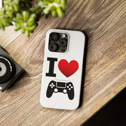 I Heart Gaming - Slim Phone Cases