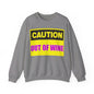 Caution Wine - Unisex Heavy Blend™ Crewneck Sweatshirt