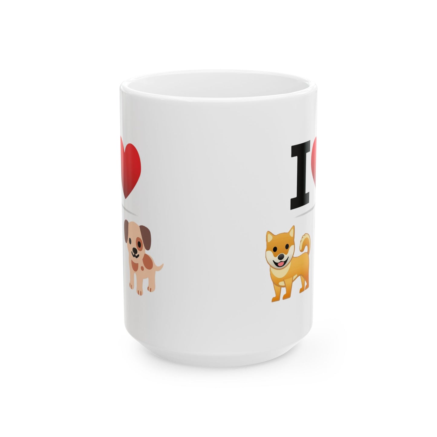 I Heart Dogs Ceramic Mug