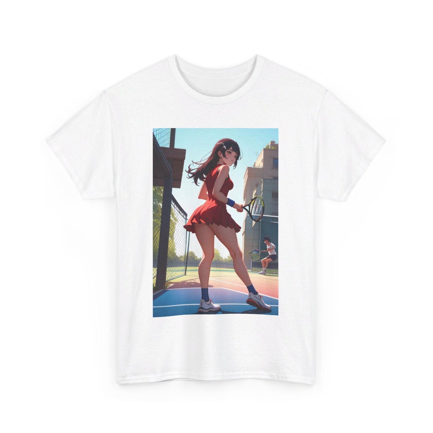 Anime Tennis 6 - Unisex Heavy Cotton T-Shirt