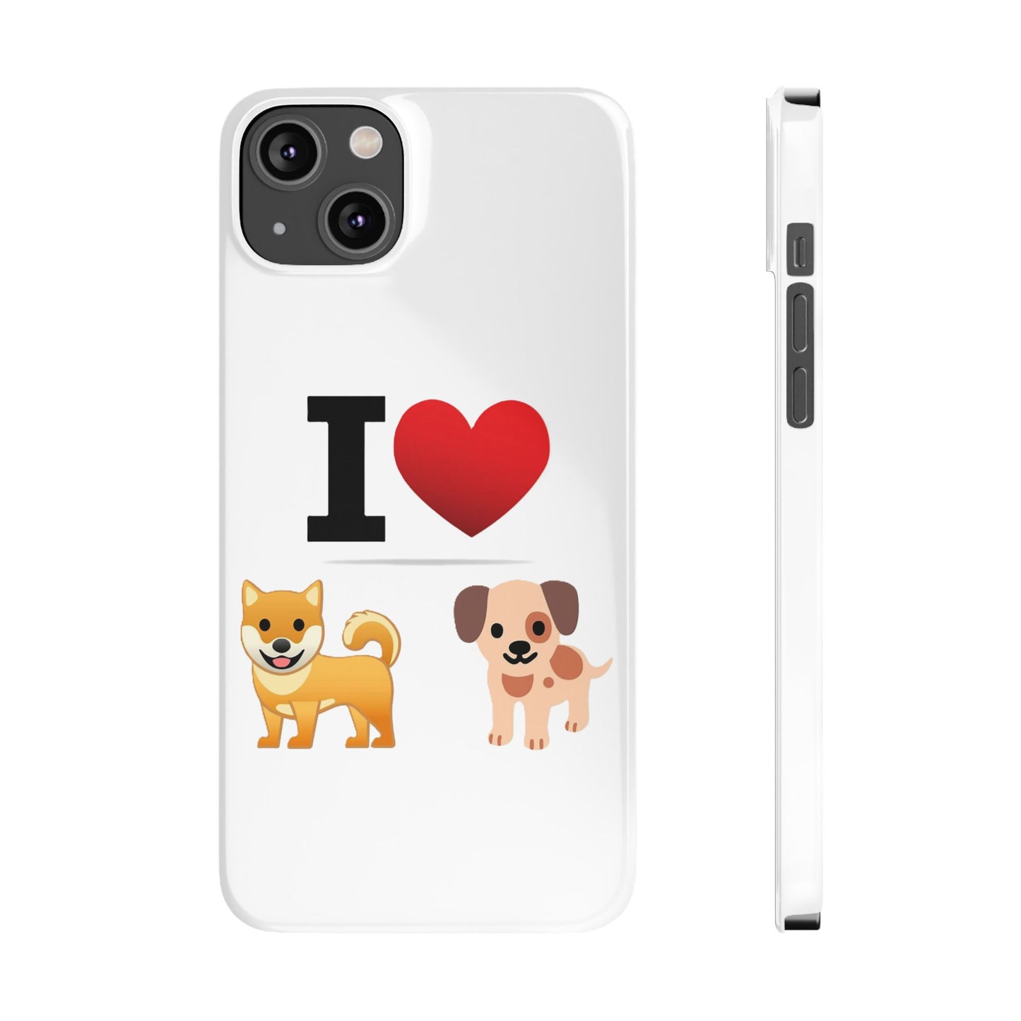 I Heart Dogs - Slim Phone Cases