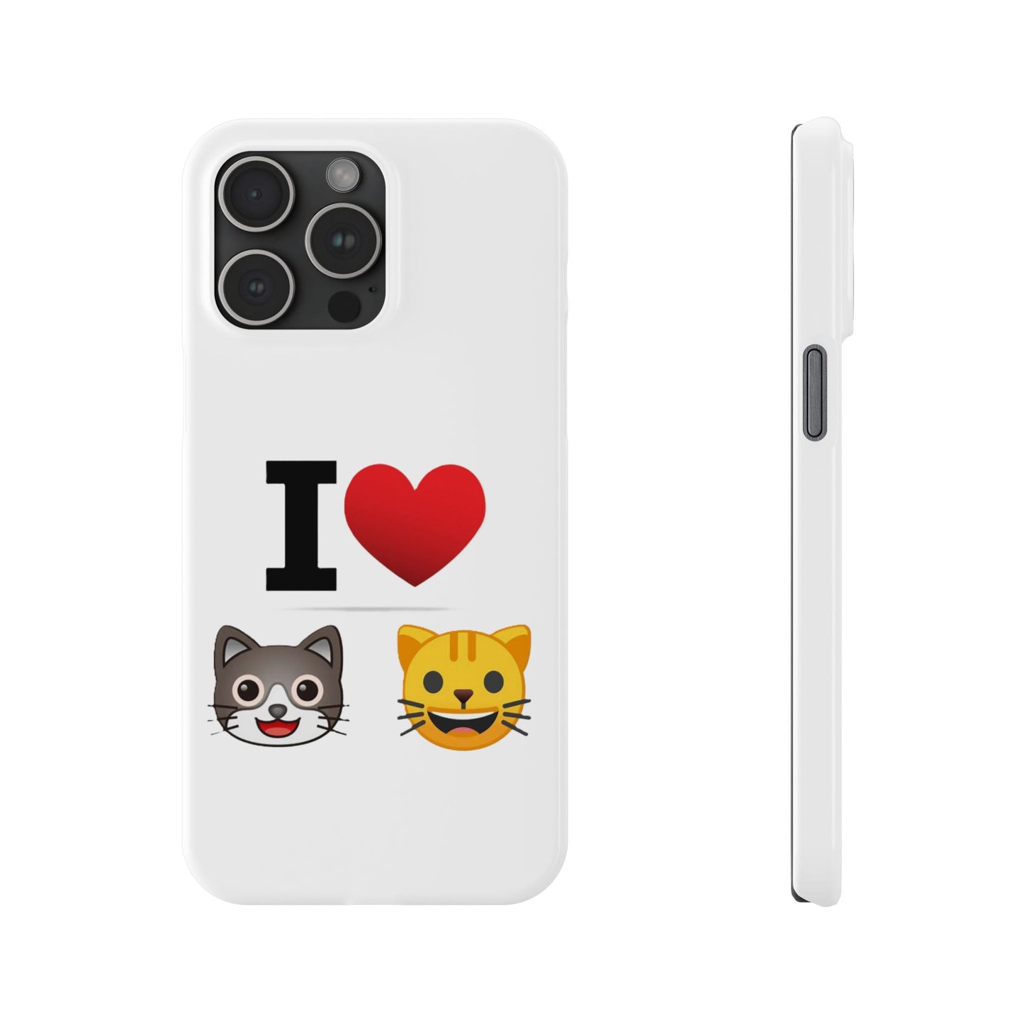 I Heart Cats - Slim Phone Cases