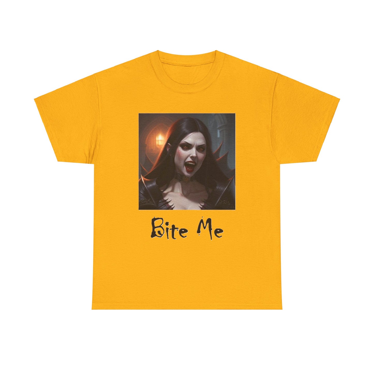 Halloween - Bite Me - Unisex Heavy Cotton T-Shirt