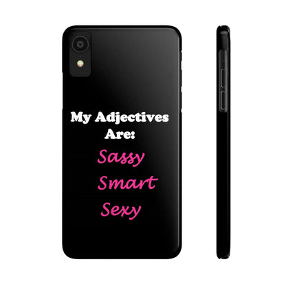 Sassy (Black) - Slim Phone Cases - Better Mode