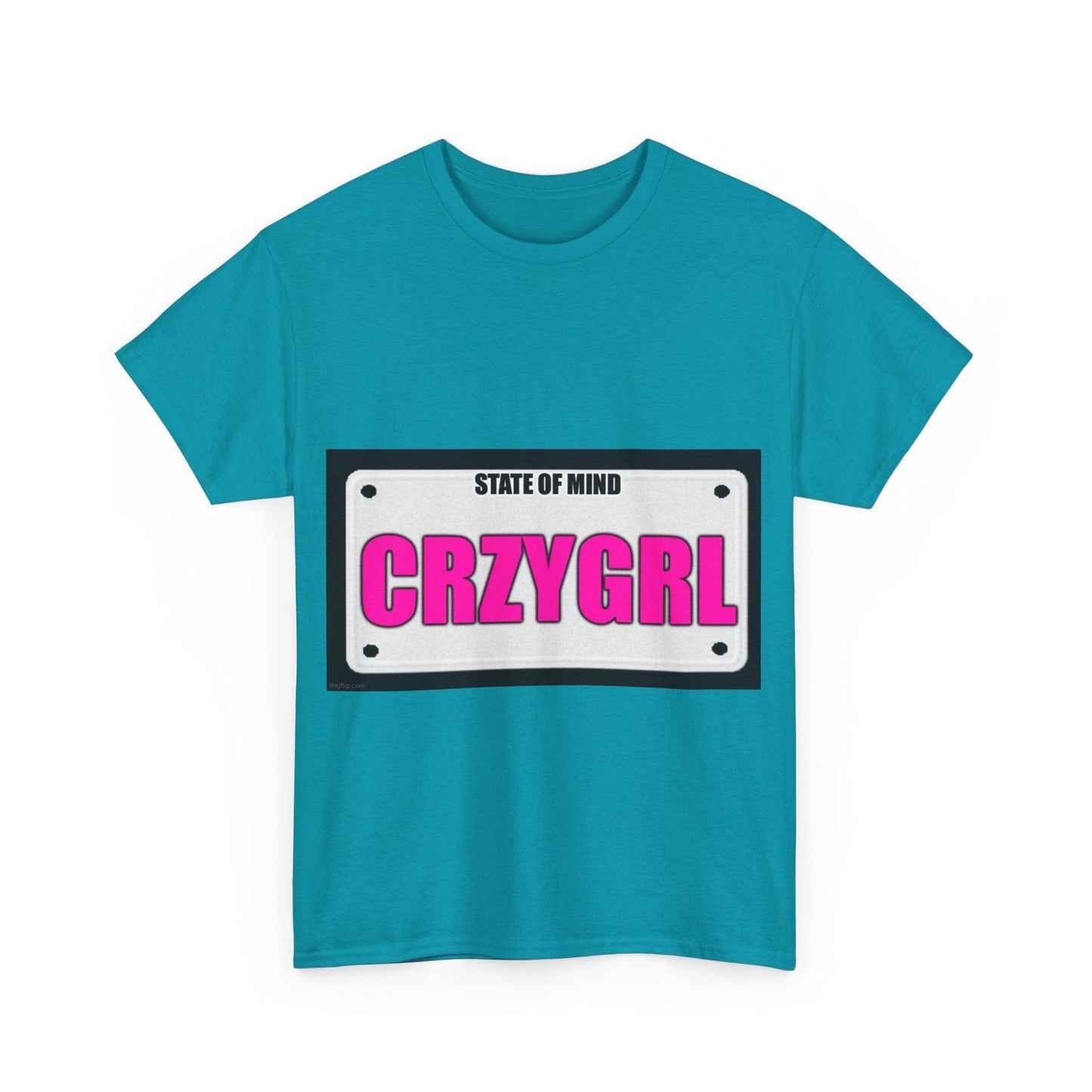 State Of Mind - CRZYGIRL - Unisex Heavy Cotton T-Shirt