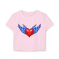 Winged Heart Baby Tee
