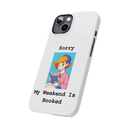 Booked 1 (White) - Slim Phone Cases - Better Mode