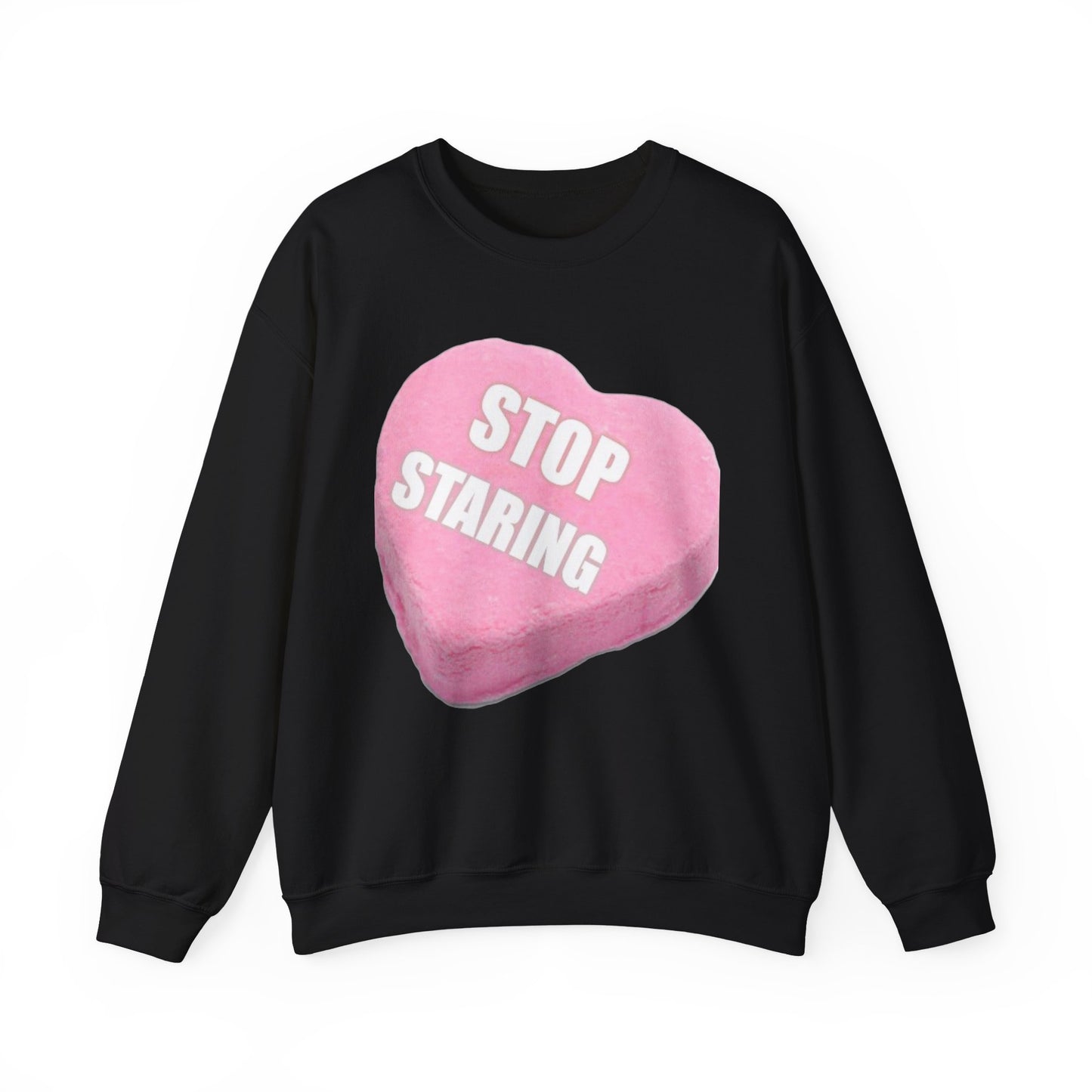 Candy Heart "Stop Staring" - Crewneck Sweatshirt - Better Mode