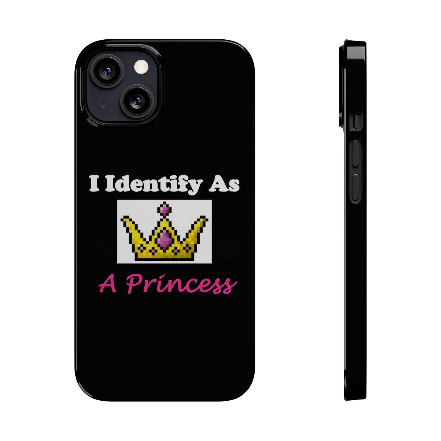 ID Princess (Black) - Slim Phone Cases - Better Mode